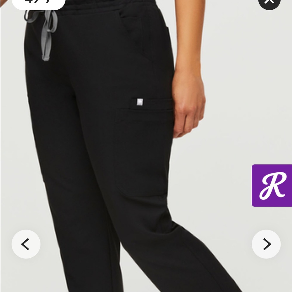 🌟 FIGS PO#1273 Medium Tall Black Tall Scrub Pants - $36! 🌟